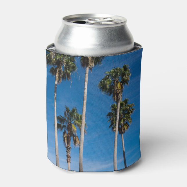 Tall Curving Palms Can Cooler (Can Front)