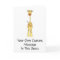 Tall Cute Giraffe. Cartoon Animal.