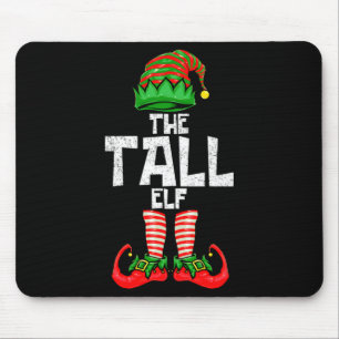 Tall Elf Christmas Matching Family Mouse Pad