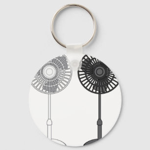 Tall Fan Keychain