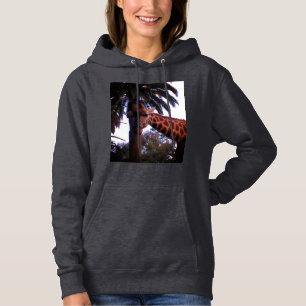 Tall Giraffe Tales Under The Palm Tree, Hoodie