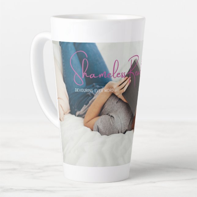 Tall Latte cup for Book nerds (Left Angle)