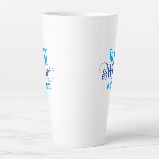 Tall latte mug (Front)