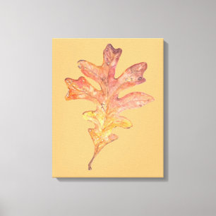 Tall Oak Leaf sur toile