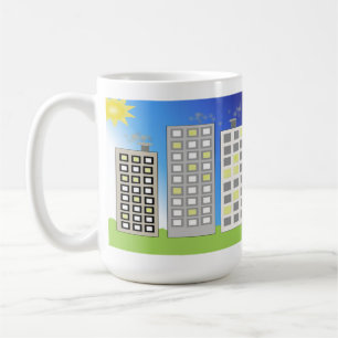 Tall Office Buildings Coffee Mug
