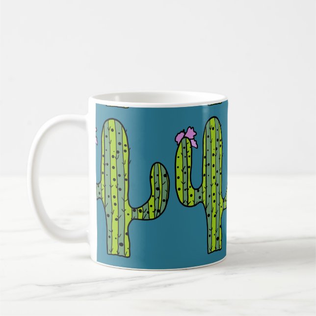 Tall & Prickly cactus mug (Gauche)