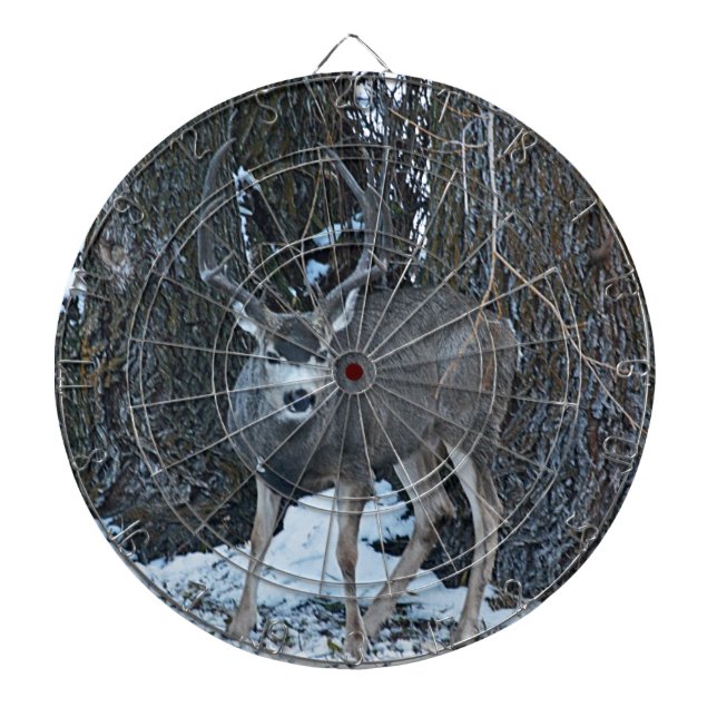 Tall rack buck dartboard (Front)