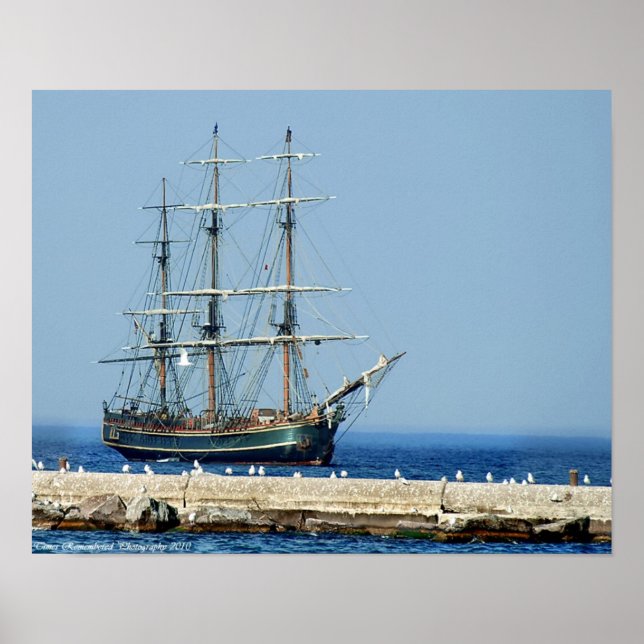 Tall Ship #3 Poster (Front)