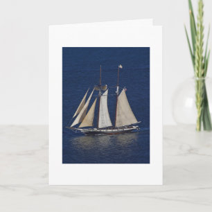 Tall ship cabrillo monument Birthday Card