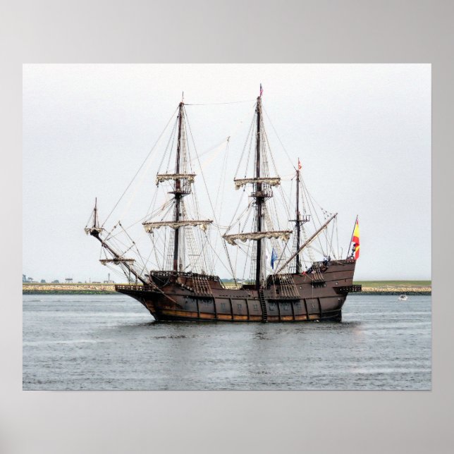 Tall Ship El Galeon Poster (Front)