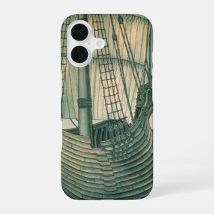 Tall Ship from Holy Grail Tapestries iPhone 16 Case