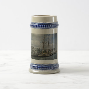 Tall Ship in Halifax Beer Stein