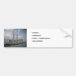Tall Ship in Halifax Bumper Sticker