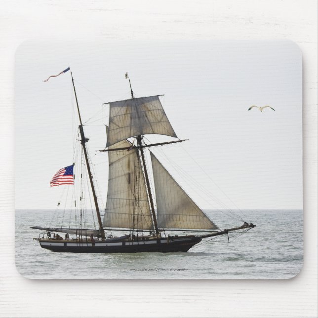 Tall ship mousepad (Front)