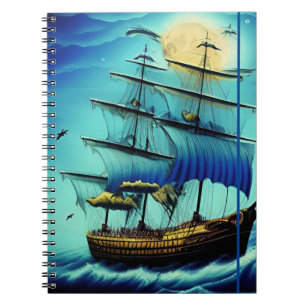 Tall Ship Nautical Notebook