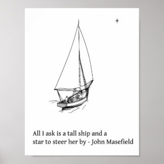 Tall Ship Poster