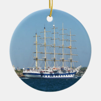 Tall Ship Royal Clipper Ceramic Ornament