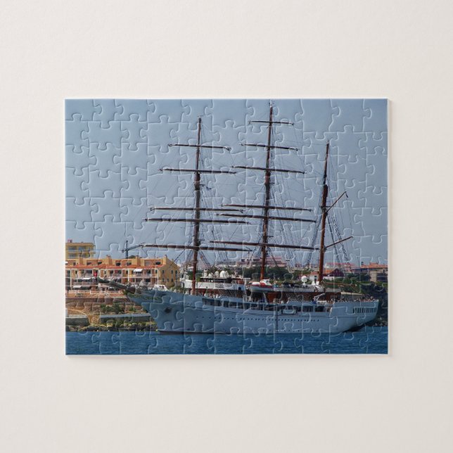Tall Ship Sea Cloud II Jigsaw Puzzle (Horizontal)