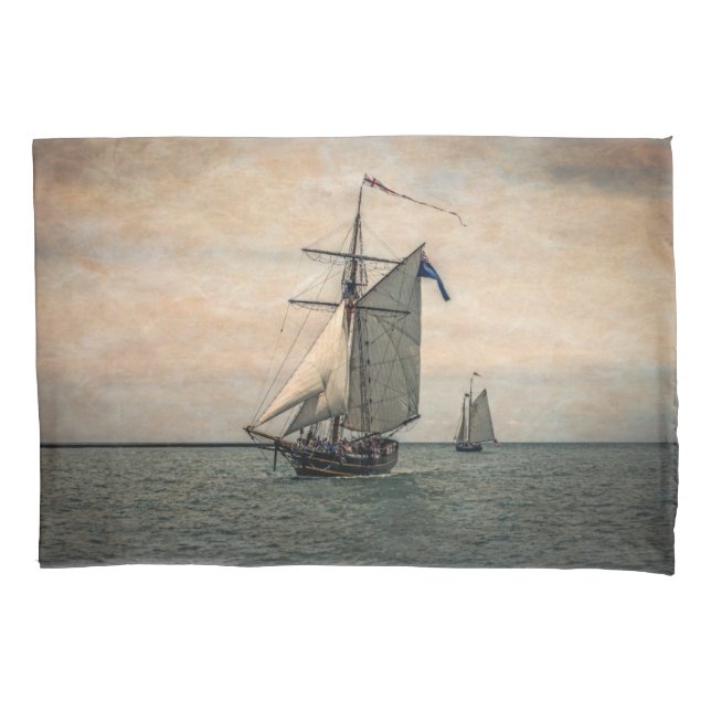 Tall Ships Festival Pillowcase (Front-Left)