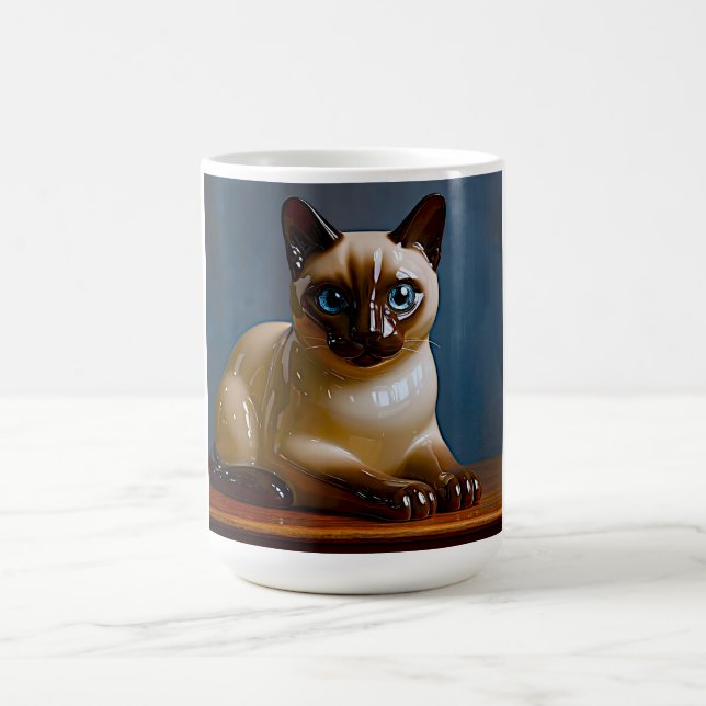Tall Siamese Cat Mug (Center)