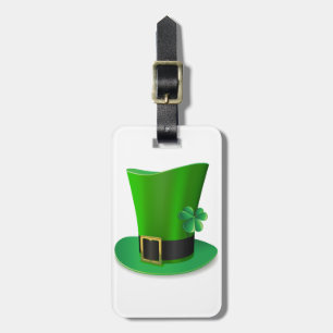 Tall St Patricks Day Hat Luggage Tags