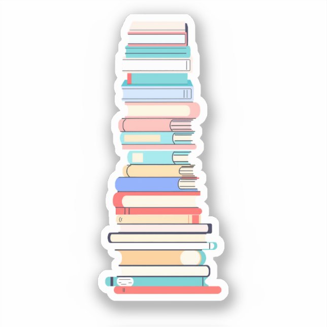Tall Stack of Books (Front)