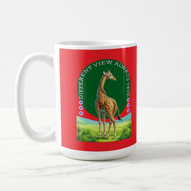 tall standing giraffe coffee mug (Left)