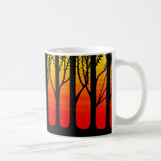 Tall tree abstrait art mug (Droite)