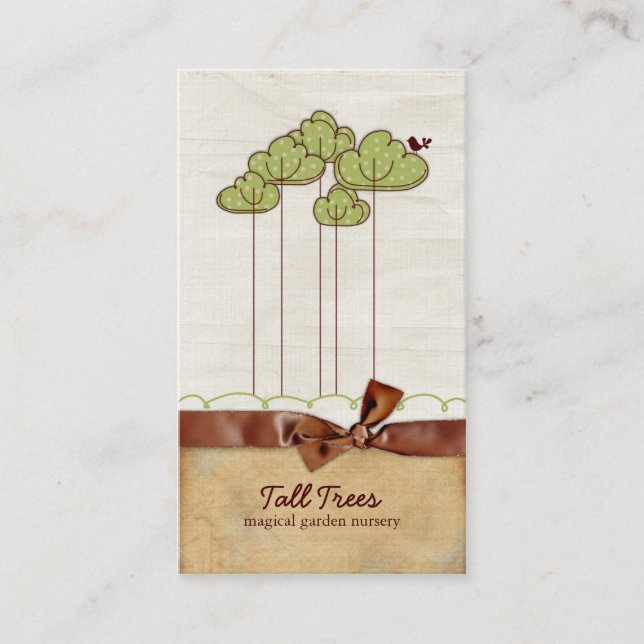 Tall Trees Business Cards (Front)
