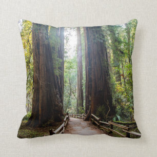 Tall Trees Throw Pillow