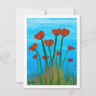 "Tall Tulips" card