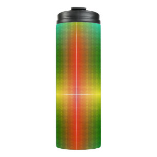 Tall tumbler with a black lid