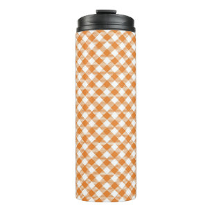 Tall tumbler with a chequered pattern