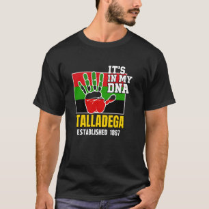 Talladega, TC, Red, Black and Green HBCU T-Shirt