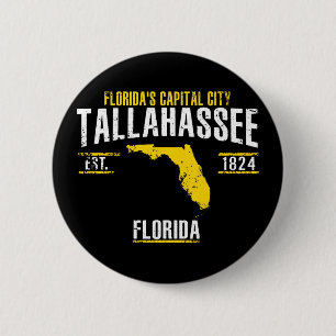 Tallahassee 2 Inch Round Button
