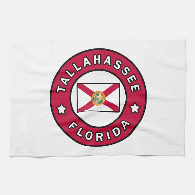 Tallahassee Florida Kitchen Towel (Horizontal)