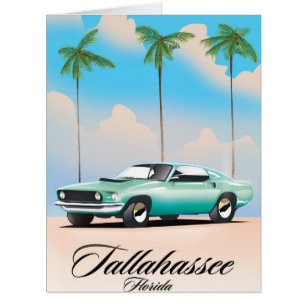 Tallahassee Florida Travel poster.