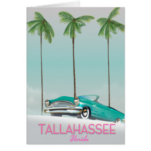 Tallahassee Florida travel poster