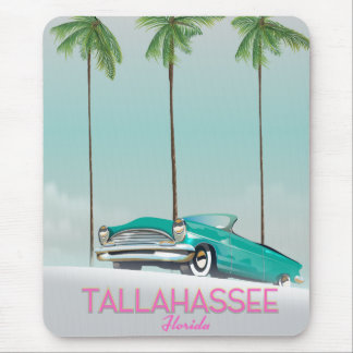 Tallahassee Florida travel poster Mouse Pad