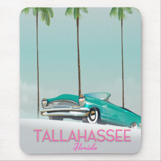 Tallahassee Florida travel poster Mouse Pad