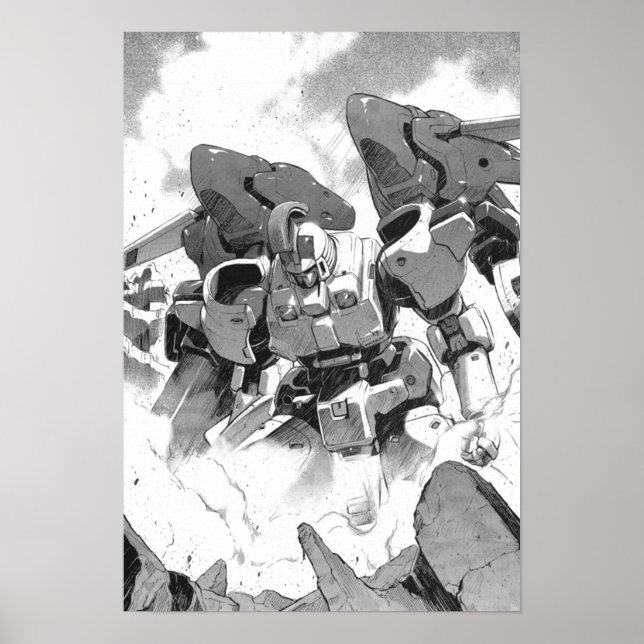 Tallgeese Gundam Wing Poster (Front)