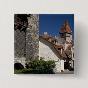 Tallin, Estonia. Tallin is somewhat of an 2 Inch Square Button