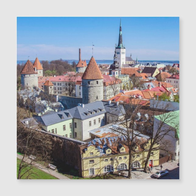 Tallinn downtown aerial view (Front)