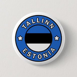 Tallinn Estonia 2 Inch Round Button
