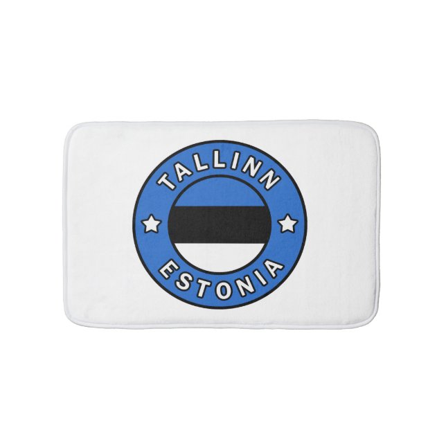 Tallinn Estonia Bath Mat (Front)