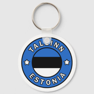 Tallinn Estonia Keychain