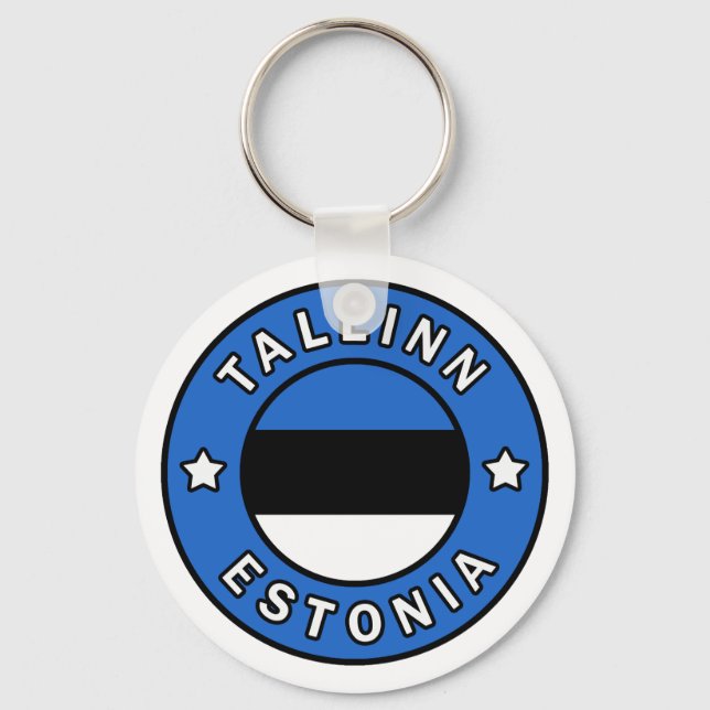 Tallinn Estonia Keychain (Front)