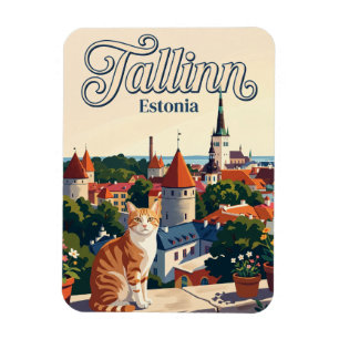 Tallinn Estonia Magnet