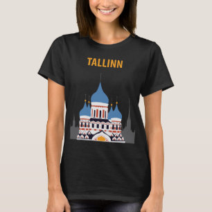 Tallinn Estonia Orthodox Church Travel T-Shirt