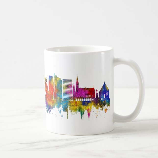 Tallinn Estonia Skyline Coffee Mug (Right)